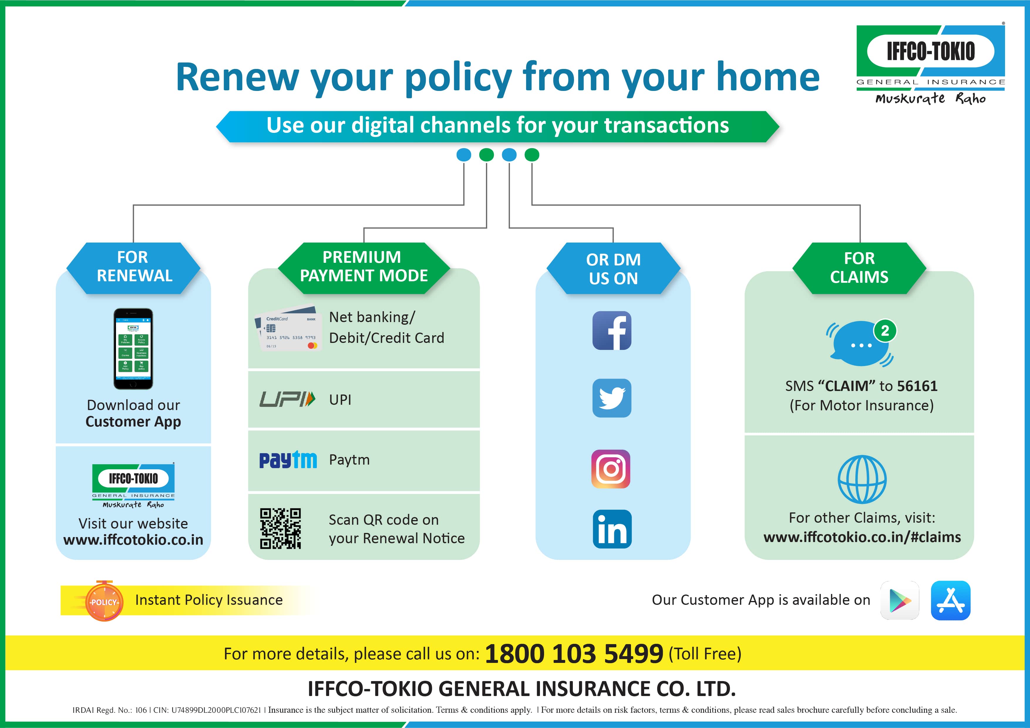 Renew And Claim Health Insurance Plans COVID 19 IFFCO Tokio renew-and-claim-health-insurance-plans-covid-19-iffco-tokio