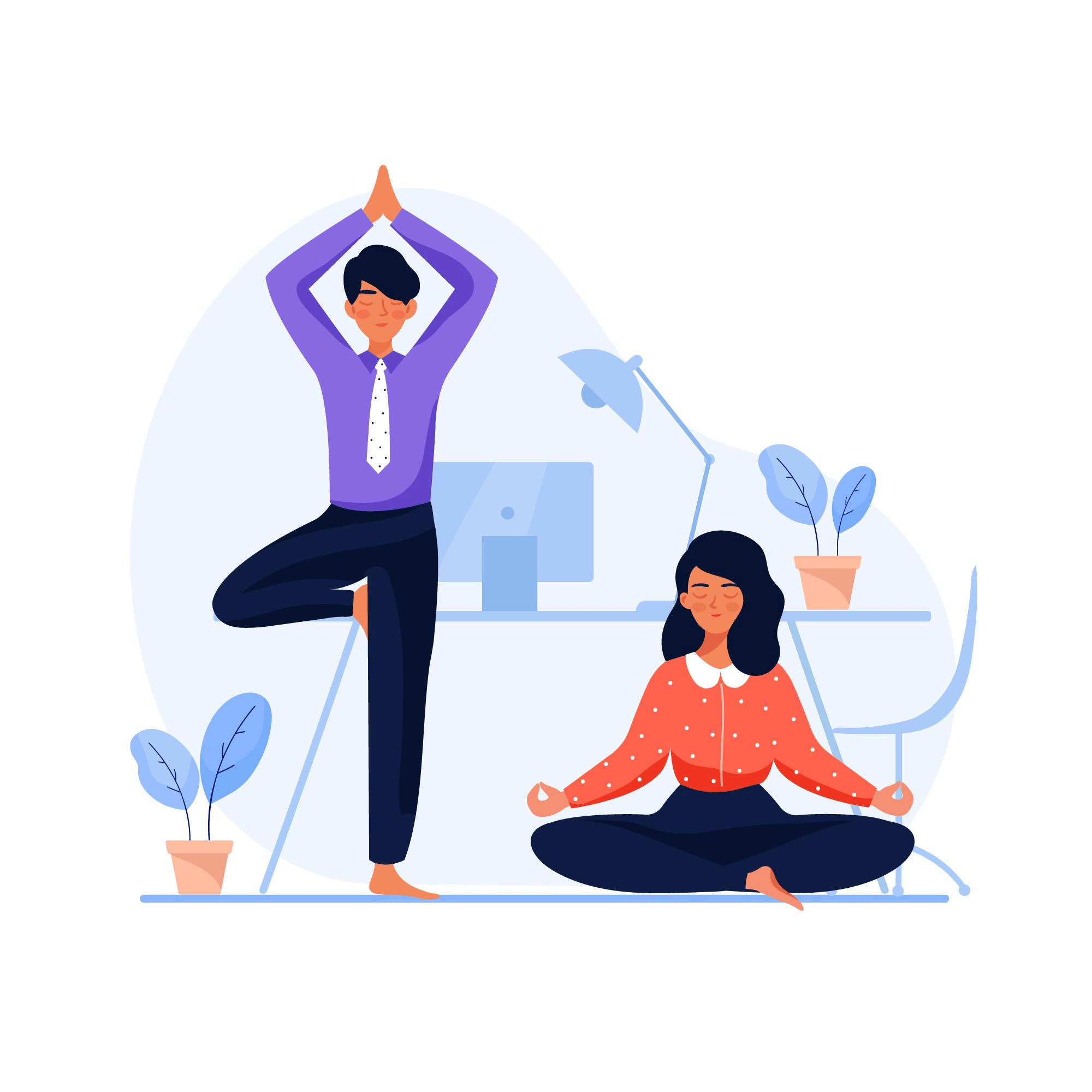 business-people-meditating