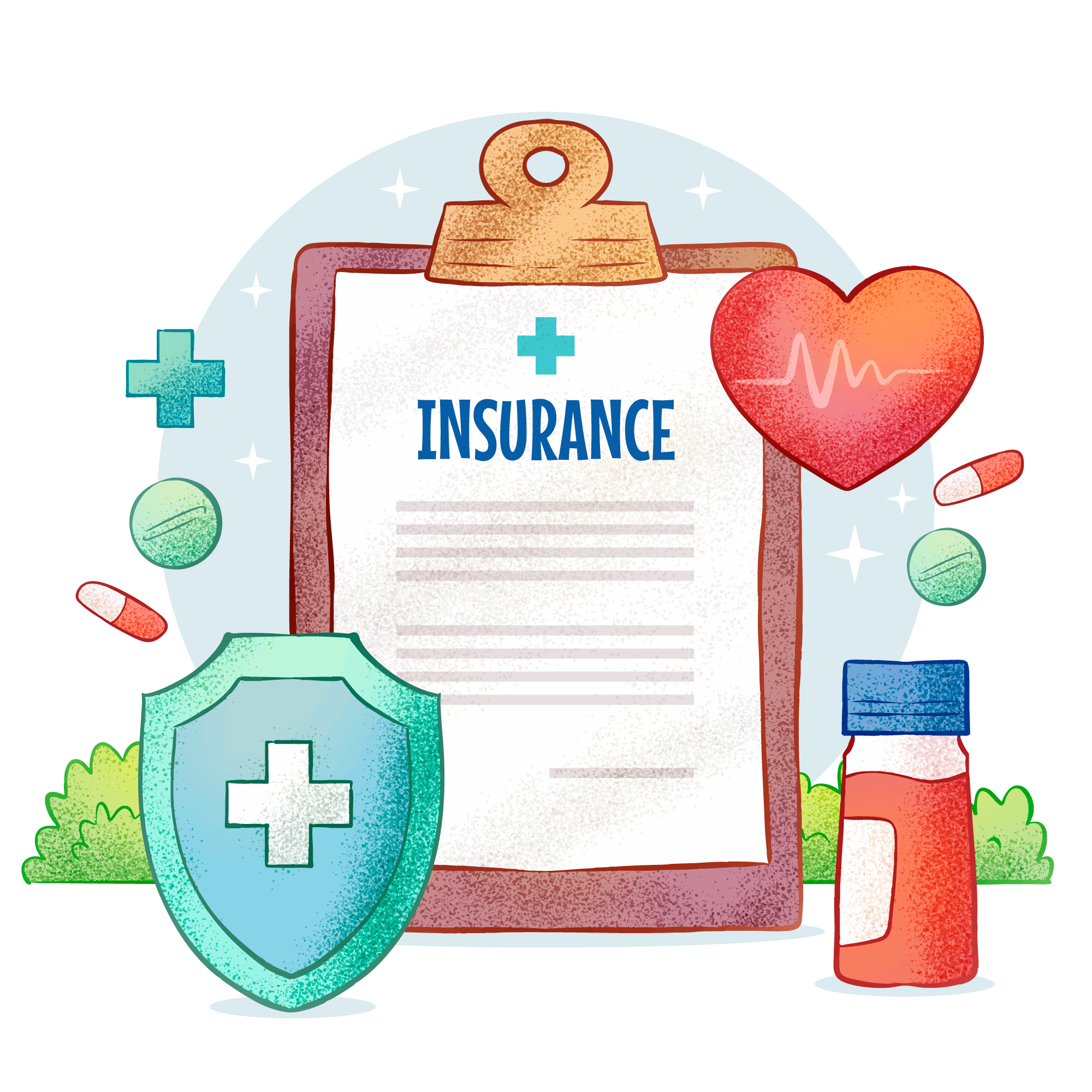 this image represents boost in existing health insurance plan.